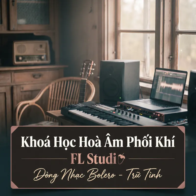 Khoá học Hoà Âm Phối Khí FL Studio — dòng nhạc Bolero Trữ Tình