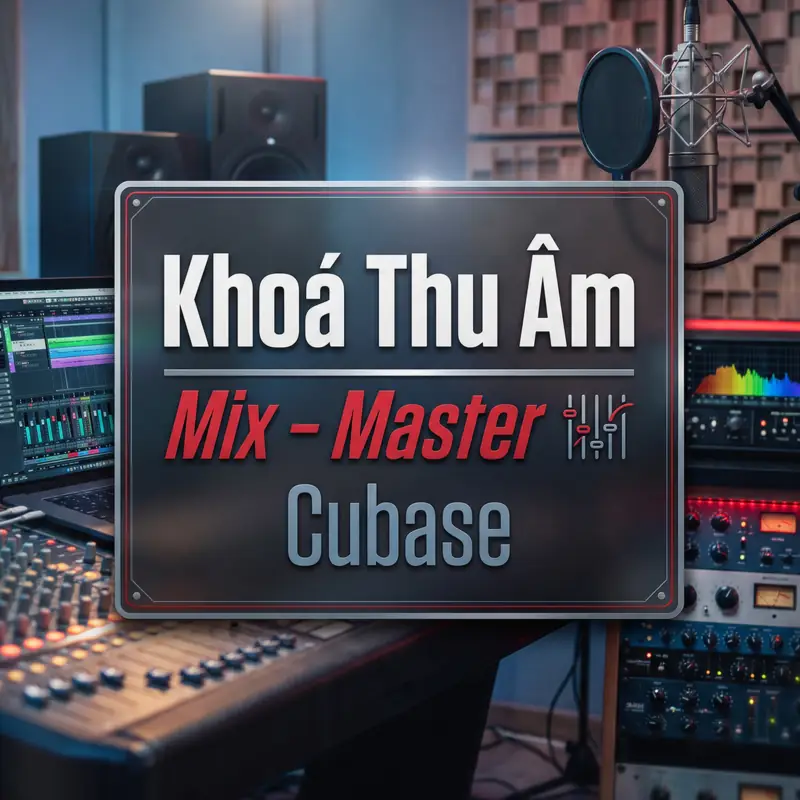 Khoá Thu Âm, Mix – Master trên Cubase