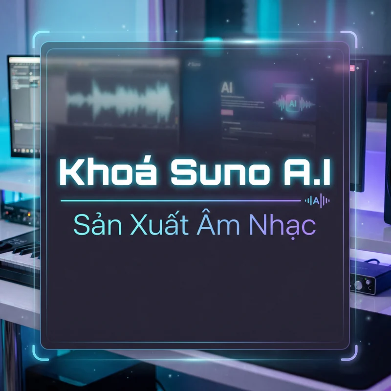 Khoá Suno A.I — Sản Xuất Âm Nhạc bằng trí tuệ nhân tạo